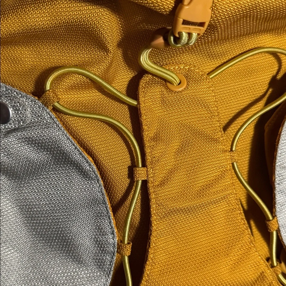 Tumi Ducati Backpack mustard pre owned AS IS